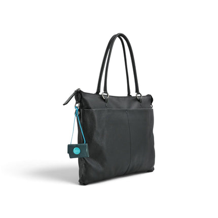 Borsa Work Convertibile e Trasformabile con Tracolla e Tasche Esterne in Pelle Nera | Gabs G3 PLUS LARGE MULTITASKING BLACK Gabs 