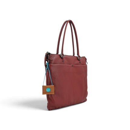 Borsa Work Convertibile e Trasformabile con Tracolla e Tasche Esterne in Pelle Cardinale | Gabs G3 PLUS LARGE MULTITASKING CARDINALE Gabs 