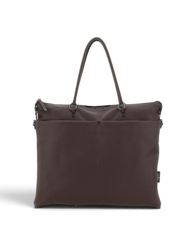 Borsa Work Convertibile e Trasformabile con Tracolla e Tasche Esterne in Pelle Mokka Moro | Gabs G3 PLUS LARGE MULTITASKING MOKA Gabs 