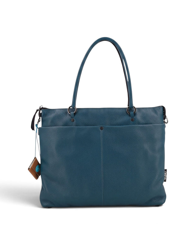 Borsa Work Convertibile e Trasformabile con Tracolla e Tasche Esterne in Pelle Ocean | Gabs G3 PLUS LARGE MULTITASKING OCEAN Gabs 