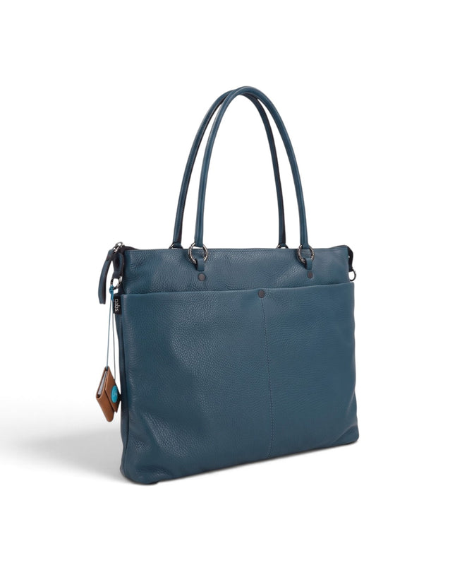 Borsa Work Convertibile e Trasformabile con Tracolla e Tasche Esterne in Pelle Ocean | Gabs G3 PLUS LARGE MULTITASKING OCEAN Gabs 