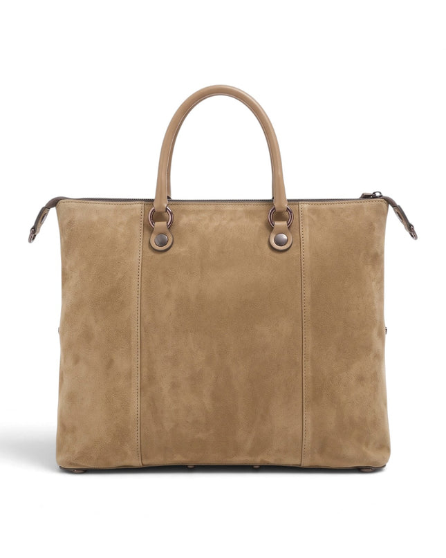 Borsa Convertibile e Trasformabile con Tracolla in Pelle e Camoscio Cappuccino Beige | Gabs G3 PLUS MEDIUM CAPPUCCINO Gabs 