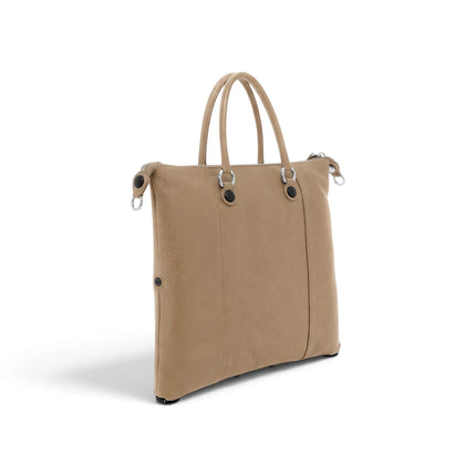 Borsa Convertibile e Trasformabile con Tracolla in Pelle e Camoscio Cappuccino Beige | Gabs G3 PLUS MEDIUM CAPPUCCINO Gabs 