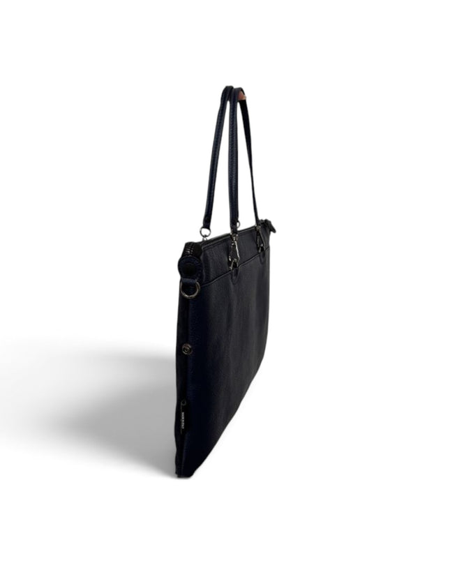Borsa Convertibile e Trasformabile con Tracolla in Pelle e Camoscio Inchiostro Blu | Gabs G3 PLUS MEDIUM INCHIOSTRO Gabs 