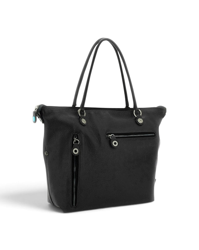 Borsa Work Convertibile e Trasformabile con Tracolla e Tasche Esterne in Pelle Nera | Gabs G3 PLUS MEDIUM WORK MATE IMPERIAL BLACK Gabs 