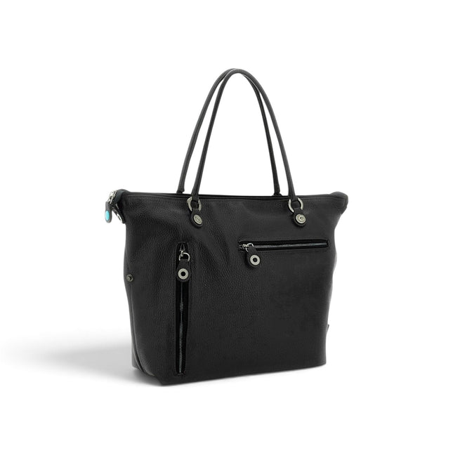 Borsa Work Convertibile e Trasformabile con Tracolla e Tasche Esterne in Pelle Nera | Gabs G3 PLUS MEDIUM WORK MATE IMPERIAL BLACK Gabs 