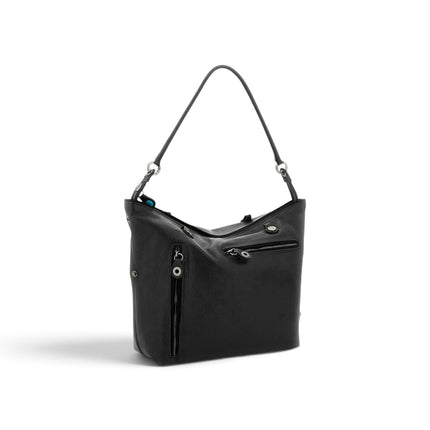Borsa Work Convertibile e Trasformabile con Tracolla e Tasche Esterne in Pelle Nera | Gabs G3 PLUS MEDIUM WORK MATE IMPERIAL BLACK Gabs 