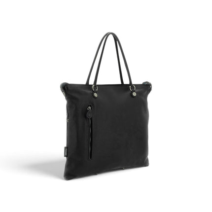 Borsa Work Convertibile e Trasformabile con Tracolla e Tasche Esterne in Pelle Nera | Gabs G3 PLUS MEDIUM WORK MATE IMPERIAL BLACK Gabs 