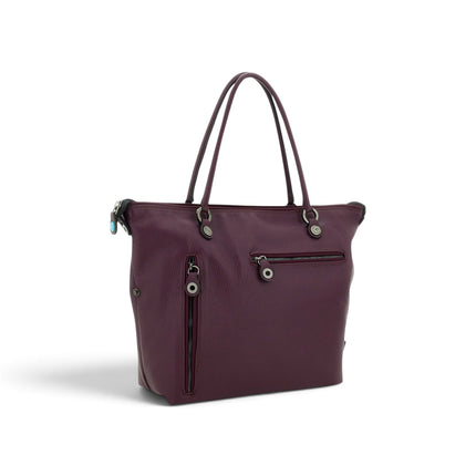 Borsa Work Convertibile e Trasformabile con Tracolla e Tasche Esterne in Pelle Imperial Magenta | Gabs G3 PLUS MEDIUM WORK MATE IMPERIAL Gabs 