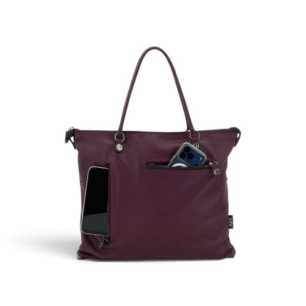 Borsa Work Convertibile e Trasformabile con Tracolla e Tasche Esterne in Pelle Imperial Magenta | Gabs G3 PLUS MEDIUM WORK MATE IMPERIAL Gabs 