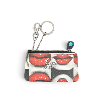 Portachiavi con Ganci e Zip in Pelle Fantasia Baci | Gabs GKEYHOLDER BACI KISS Gabs 