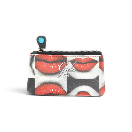 Portachiavi con Ganci e Zip in Pelle Fantasia Baci | Gabs GKEYHOLDER BACI KISS Gabs 