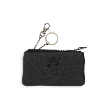 Portachiavi con Ganci e Zip in Pelle Nera| Gabs GKEYHOLDER BLACK Gabs 