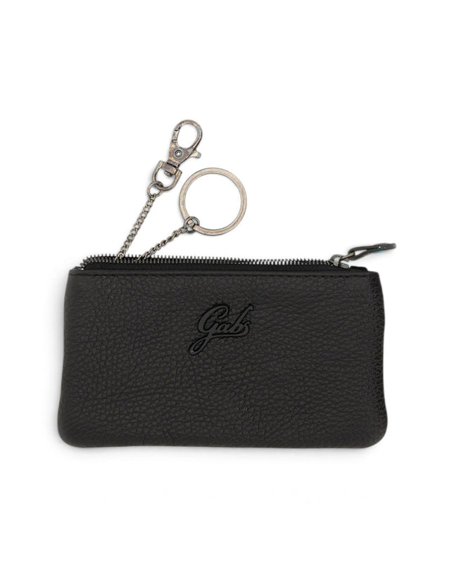 Portachiavi con Ganci e Zip in Pelle Nera| Gabs GKEYHOLDER BLACK Gabs 