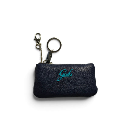Portachiavi con Ganci e Zip in Pelle Blu | Gabs GKEYHOLDER INCHIOSTRO Gabs 