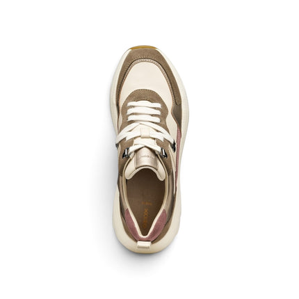 Sneakers Donna in Camoscio e Tessuto Multicolor Sand | Geox D36UFE DIAMANTA GREY SAND Geox 
