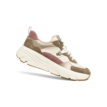 Sneakers Donna in Camoscio e Tessuto Multicolor Sand | Geox D36UFE DIAMANTA GREY SAND Geox 