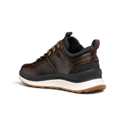 Sneakers Uomo Spherica Impermeabile Actif X2 in Pelle Marrone | Geox U56HMA SPHERICA ACTIF X2 BROWN Geox 