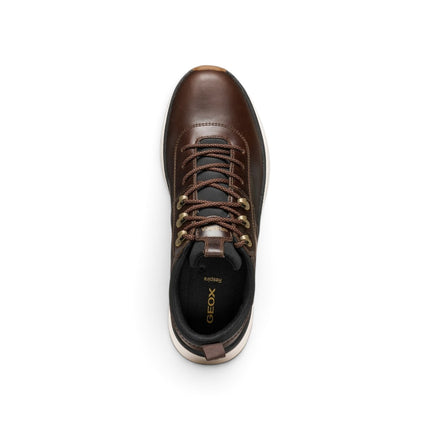 Sneakers Uomo Spherica Impermeabile Actif X2 in Pelle Marrone | Geox U56HMA SPHERICA ACTIF X2 BROWN Geox 