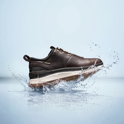 Sneakers Uomo Spherica Impermeabile Actif X2 in Pelle Marrone | Geox U56HMA SPHERICA ACTIF X2 BROWN Geox 