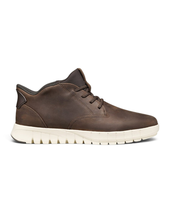Stivaletto Uomo Flextride Plus FastIn Tessuto e Pelle Marrone | Geox U56MAB FLEXTRIDE PLUS COFFEE Geox 