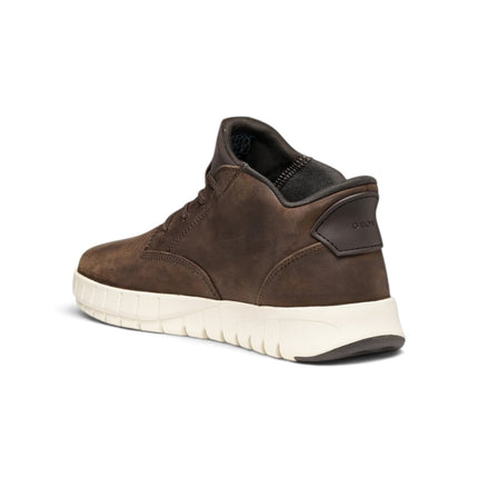 Stivaletto Uomo Flextride Plus FastIn Tessuto e Pelle Marrone | Geox U56MAB FLEXTRIDE PLUS COFFEE Geox 