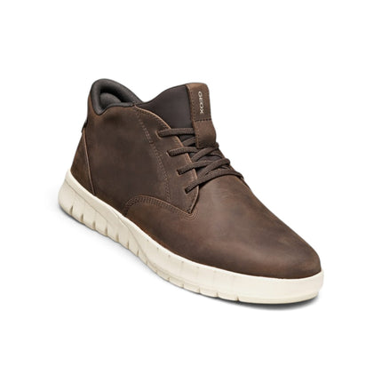 Stivaletto Uomo Flextride Plus FastIn Tessuto e Pelle Marrone | Geox U56MAB FLEXTRIDE PLUS COFFEE Geox 