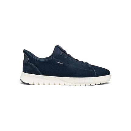 Sneakers Uomo Flextride Plus FastIn Tessuto e Camoscio Blu | Geox U65MAA FLEXTRIDE PLUS DARK BLUE Geox 