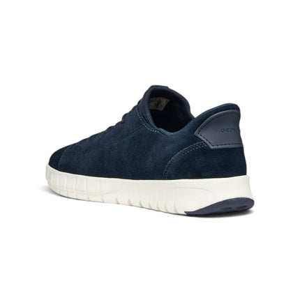 Sneakers Uomo Flextride Plus FastIn Tessuto e Camoscio Blu | Geox U65MAA FLEXTRIDE PLUS DARK BLUE Geox 