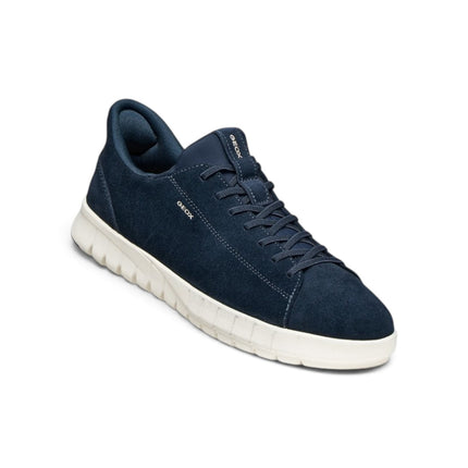 Sneakers Uomo Flextride Plus FastIn Tessuto e Camoscio Blu | Geox U65MAA FLEXTRIDE PLUS DARK BLUE Geox 