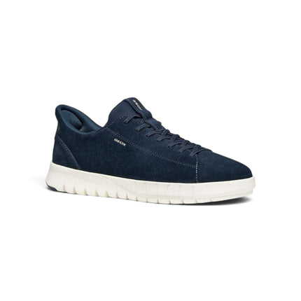 Sneakers Uomo Flextride Plus FastIn Tessuto e Camoscio Blu | Geox U65MAA FLEXTRIDE PLUS DARK BLUE Geox 