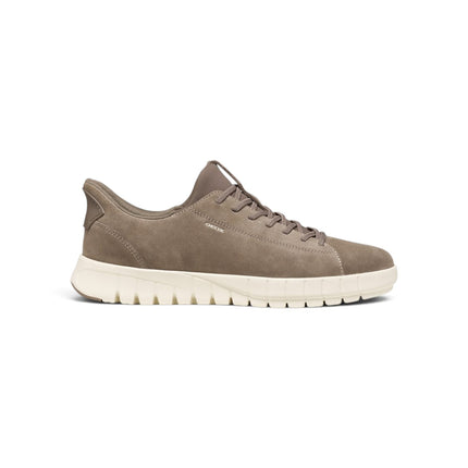 Sneakers Uomo Flextride Plus FastIn Tessuto e Camoscio Taupe | Geox U65MAA FLEXTRIDE PLUS TAUPE Geox 