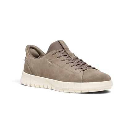 Sneakers Uomo Flextride Plus FastIn Tessuto e Camoscio Taupe | Geox U65MAA FLEXTRIDE PLUS TAUPE Geox 