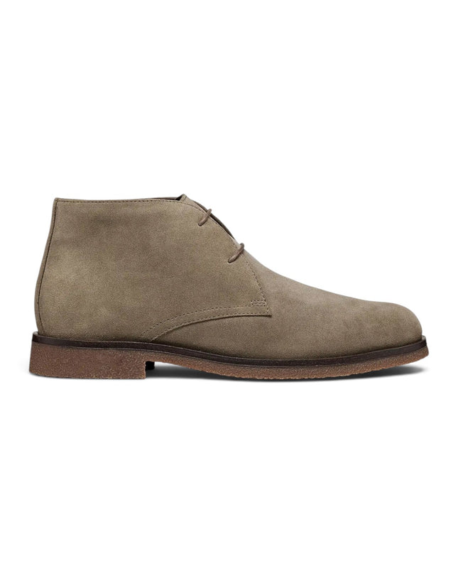 Polacchine Stivaletto Uomo in Camoscio Beige Tortora | Greox U6658D CLAUDIO GREY BROWN Geox 