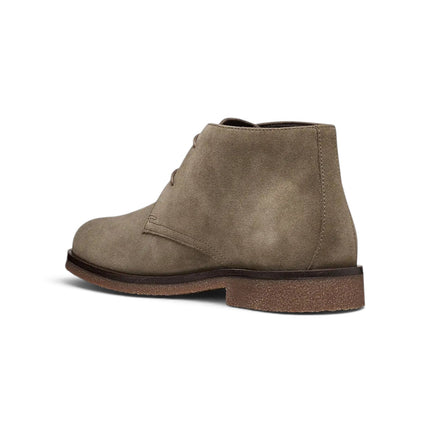Polacchine Stivaletto Uomo in Camoscio Beige Tortora | Greox U6658D CLAUDIO GREY BROWN Geox 