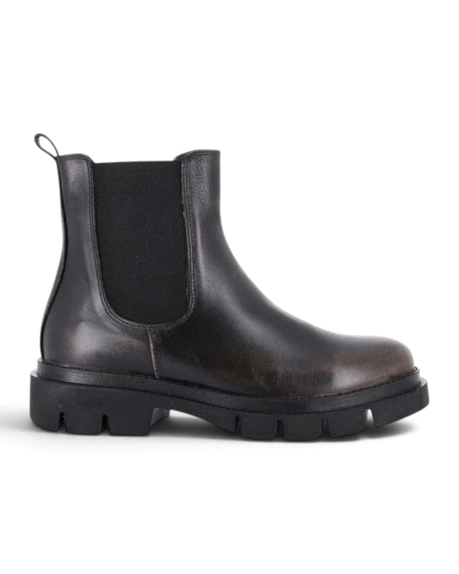 Stivaletto Donna in Pelle Tamponato Terra | Grunland PO1951 ROCE TERRA Grunland 