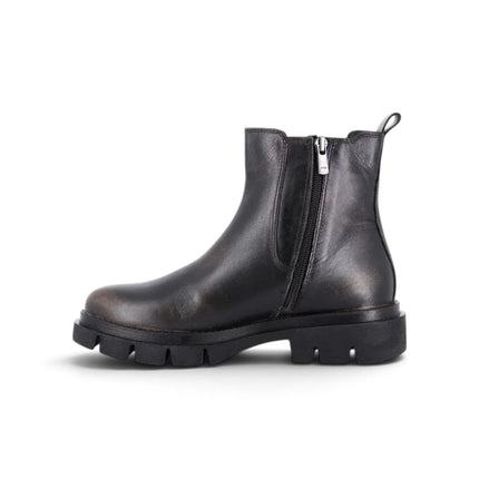 Stivaletto Donna in Pelle Tamponato Terra | Grunland PO1951 ROCE TERRA Grunland 