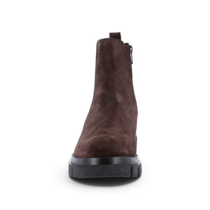 Stivaletto Chelsea Donna in Camoscio Marrone | Grunland PO1952 ROCE DARK BROWN Grunland 