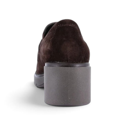 Mocassino Donna con Tacco in Camoscio Marrone | Grunland SC6413 ROLA BROWN Grunland 