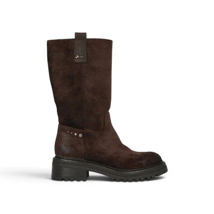 Stivale Biker con Borchie Marrone | Jeep BYWAY BOOT DARK BROWN Jeep Footwear 