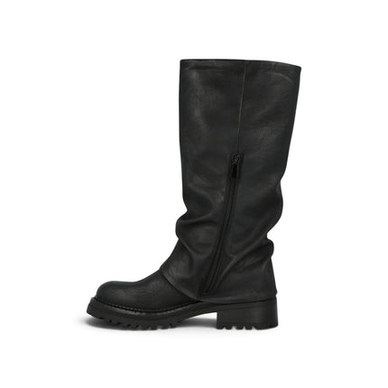 Stivale Biker in Ecopelle Nera | Jeep BYWAY FOLD HI BLACK Jeep Footwear 