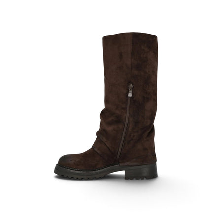 Stivale Biker in Ecopelle Marrone | Jeep BYWAY FOLD HI DARK BROWN Jeep Footwear 