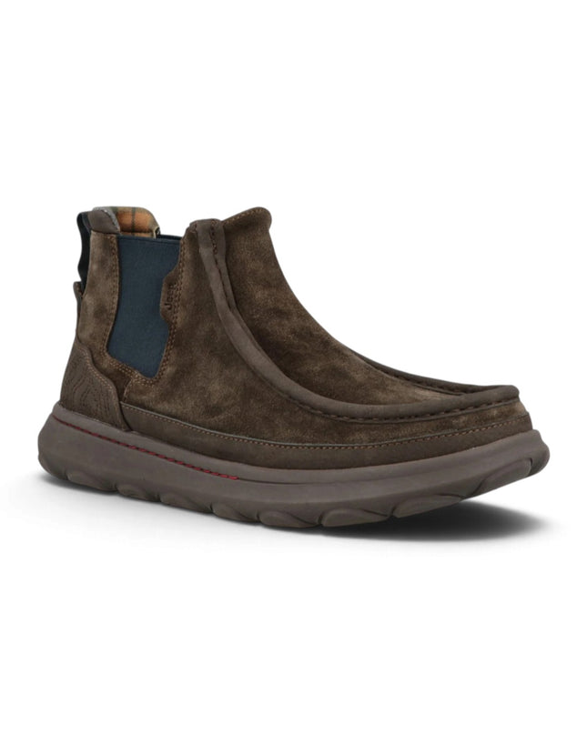 Stivaletti Chelsea Uomo in Camoscio Marrone | Jeep KAUAI WALLA CHELSEA DARK BROWN Jeep Footwear 