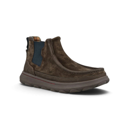 Stivaletti Chelsea Uomo in Camoscio Marrone | Jeep KAUAI WALLA CHELSEA DARK BROWN Jeep Footwear 