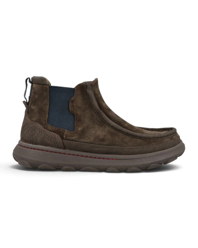 Stivaletti Chelsea Uomo in Camoscio Marrone | Jeep KAUAI WALLA CHELSEA DARK BROWN Jeep Footwear 