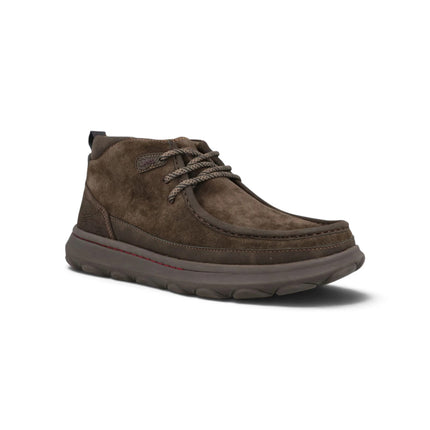 Stivaletti Polacchine Uomo in Camoscio Marrone | Jeep KAUAI WALLA MID DARK BROWN Jeep Footwear 