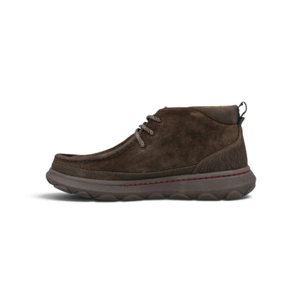 Stivaletti Polacchine Uomo in Camoscio Marrone | Jeep KAUAI WALLA MID DARK BROWN Jeep Footwear 