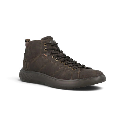 Stivaletti Uomo con Lacci e Zip Marrone | Jeep KOBI MID BROWN Jeep Footwear 