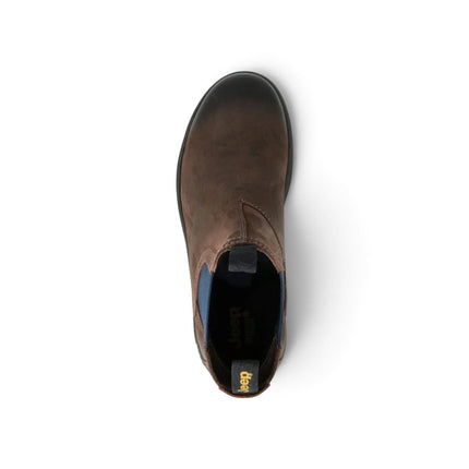 Stivaletto Chelsea Uomo in Pelle Marrone | Jeep Footwear QUAD BLUE Jeep Footwear 