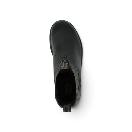 Stivaletto Chelsea Uomo in Pelle Nera | Jeep Footwear QUAD MILITARY Jeep Footwear 